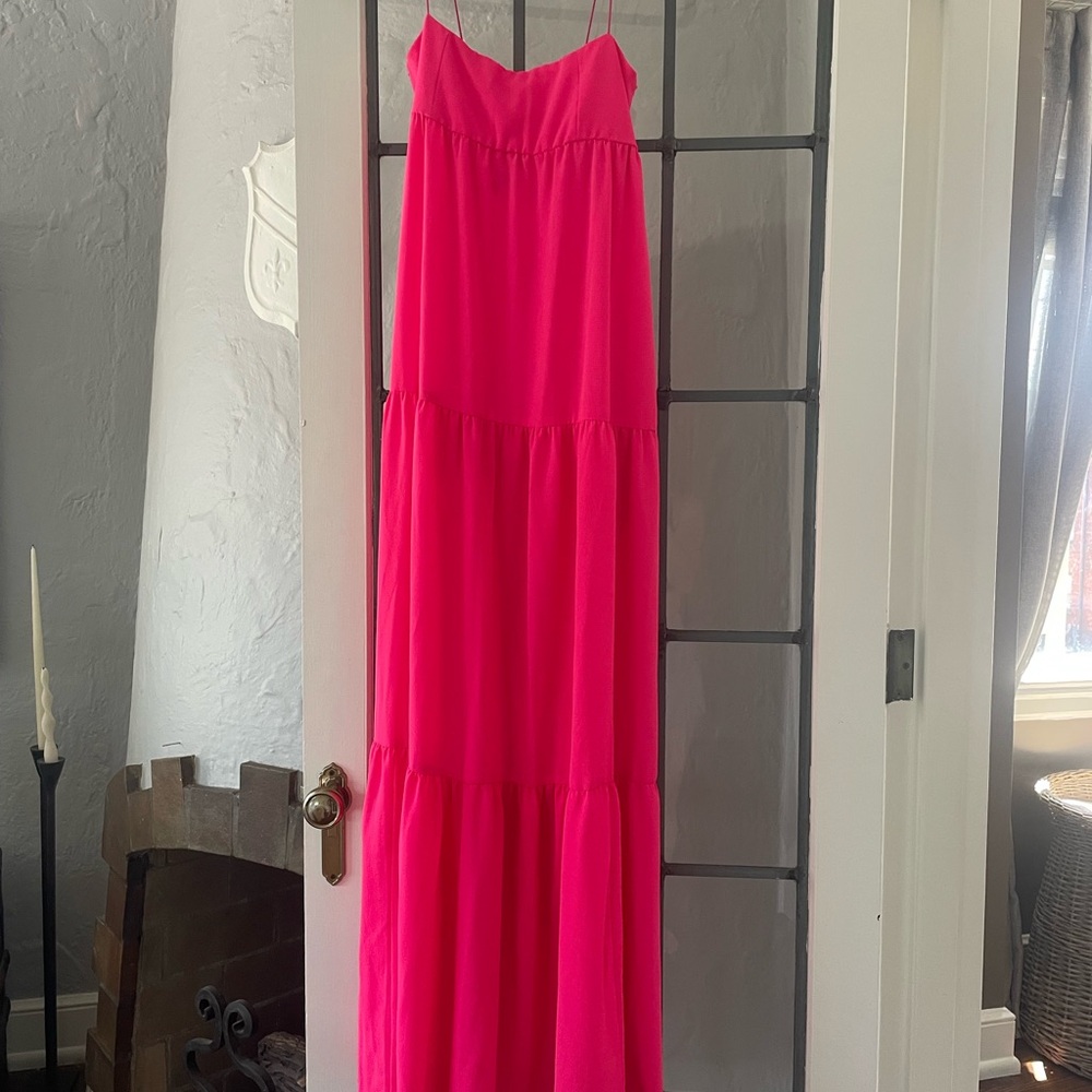 Show Me Your MuMu Pink Spaghetti Strap Maxi Sundress